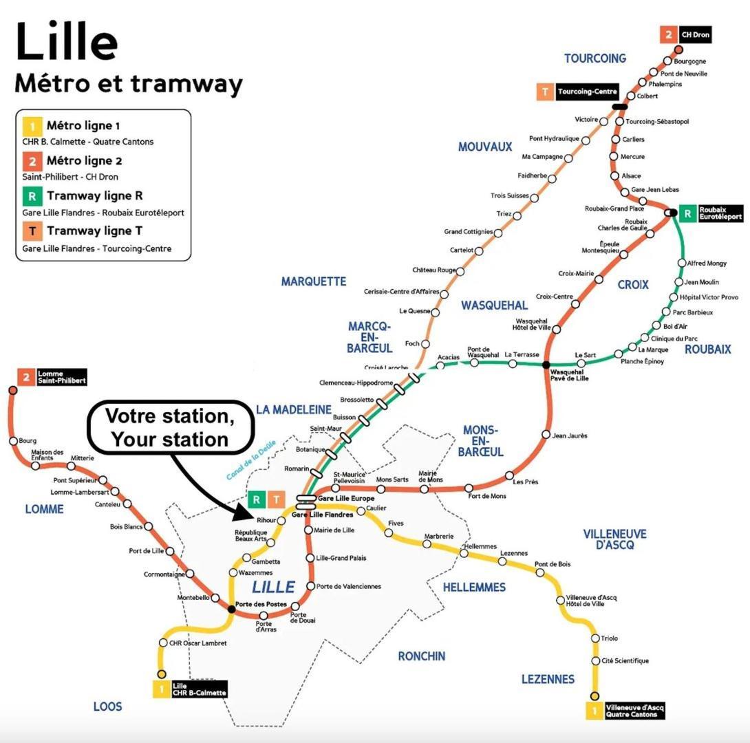 Vieux Lille Triplex De 100 M2 Appartement Buitenkant foto